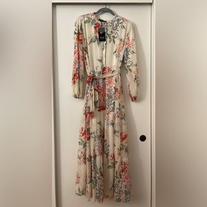 Floral modest dress